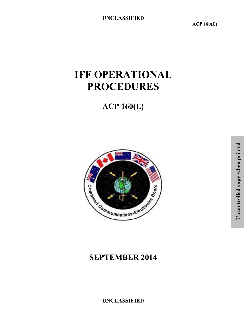 Iff Operational Procedures Acp 160(E)