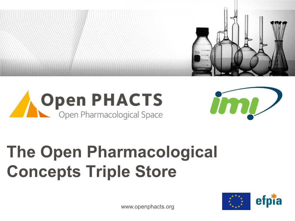 The Open Pharmacological Concepts Triple Store