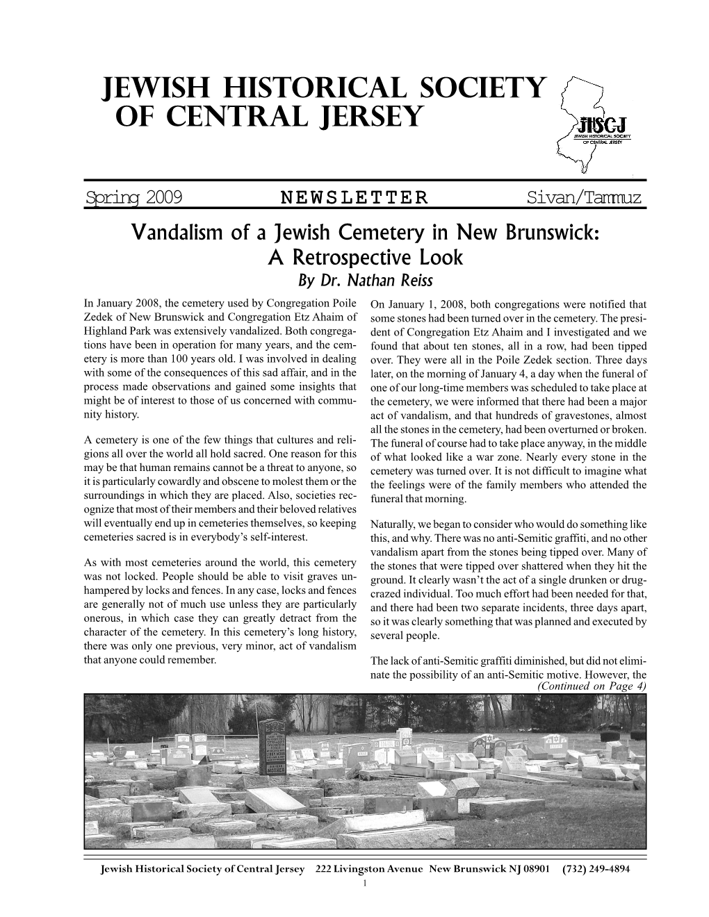 Jewish Historical Society of Central Jersey