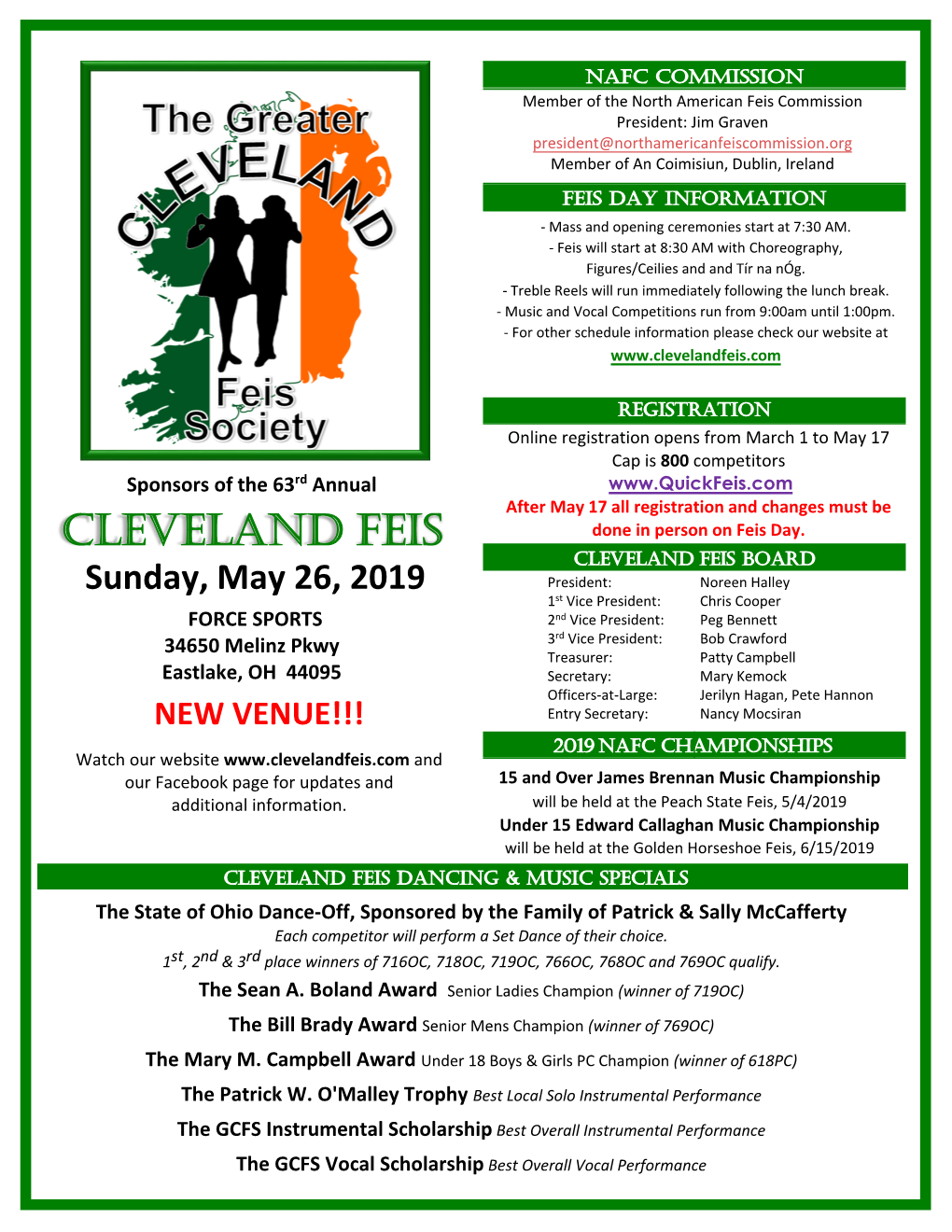 Cleveland Feis Syllabus