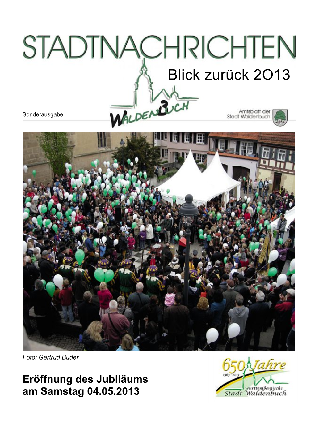 Blick Zurück 2O13