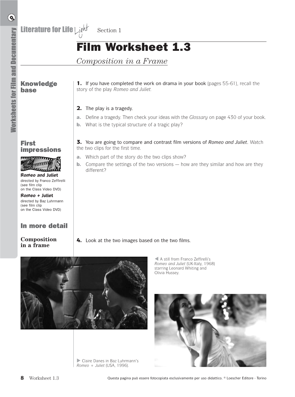 Film Worksheet 1.3 U C O