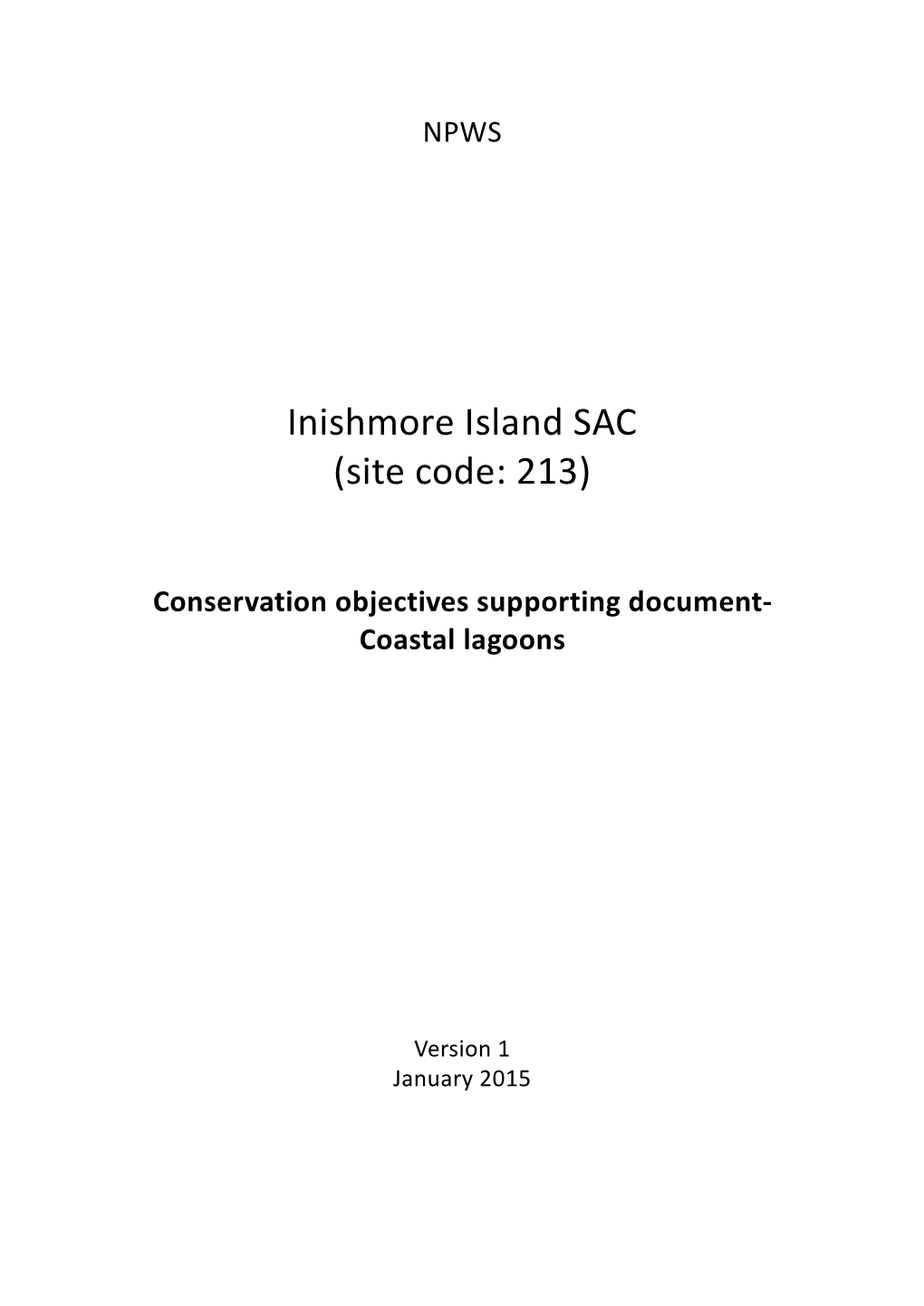 Inishmore Island SAC (Site Code: 213)