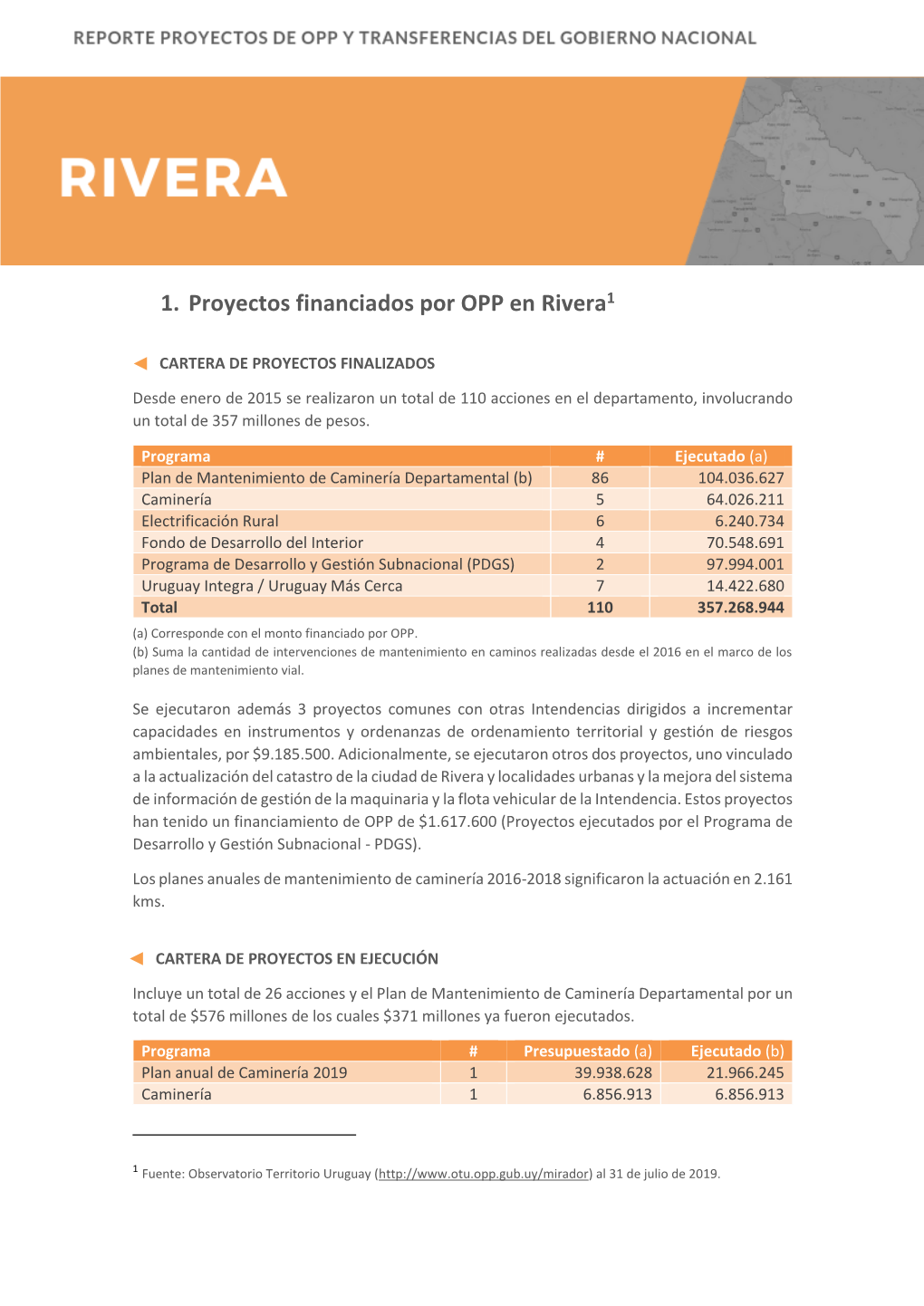 1. Proyectos Financiados Por OPP En Rivera1