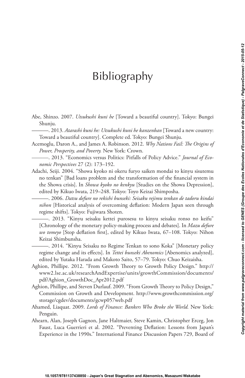 Bibliography