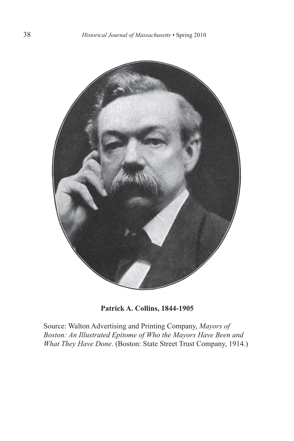 Young Patrick A. Collins and Boston Politics After the Civil War by Lawrence W. Kennedy