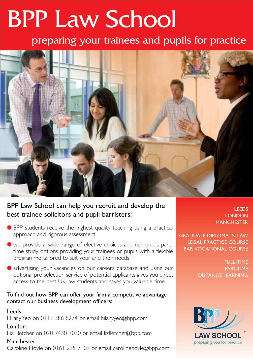 BPP Law School Preparing Your Trainees and Pupils for Practice