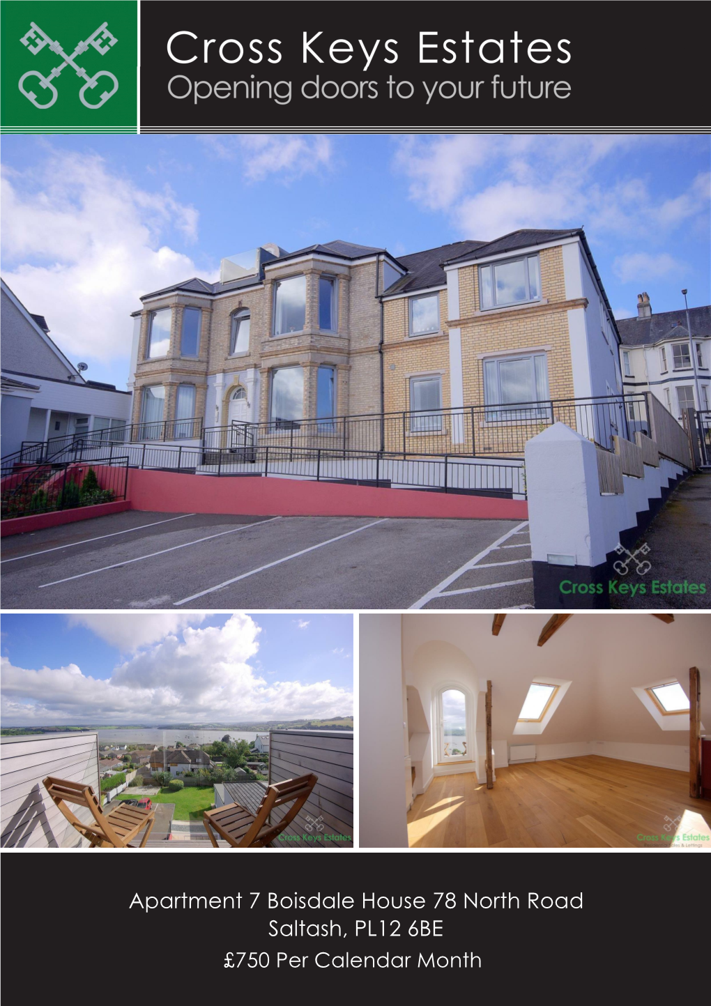 Apartment 7 Boisdale House 78 North Road Saltash, PL12