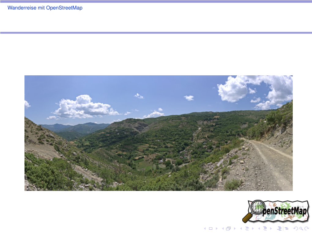 Wanderreise Mit Openstreetmap Wanderreise Mit Openstreetmap