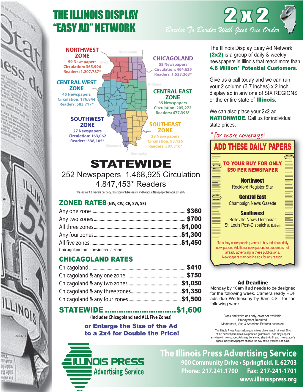 The Illinois Display “Easy Ad” Network Statewide