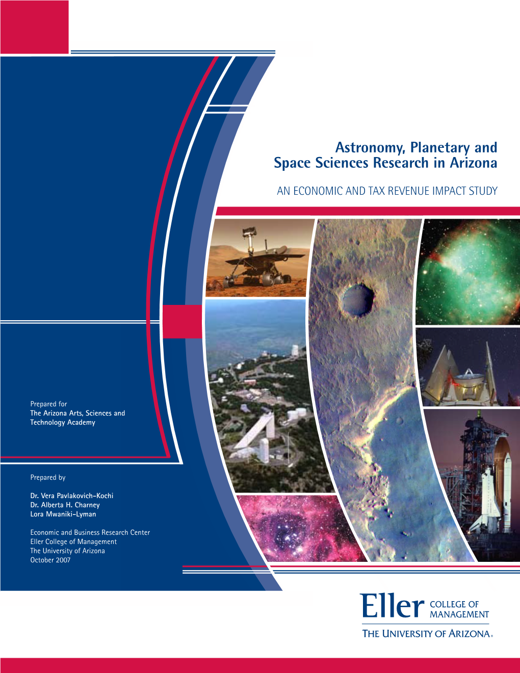 Astronomy, Planetary and Space Sciences Research in Arizona