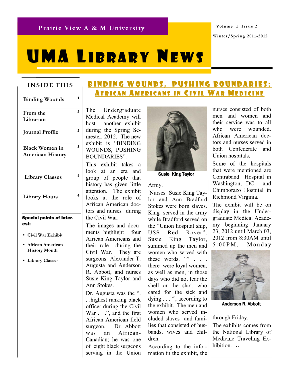 UMA Library News Page 3