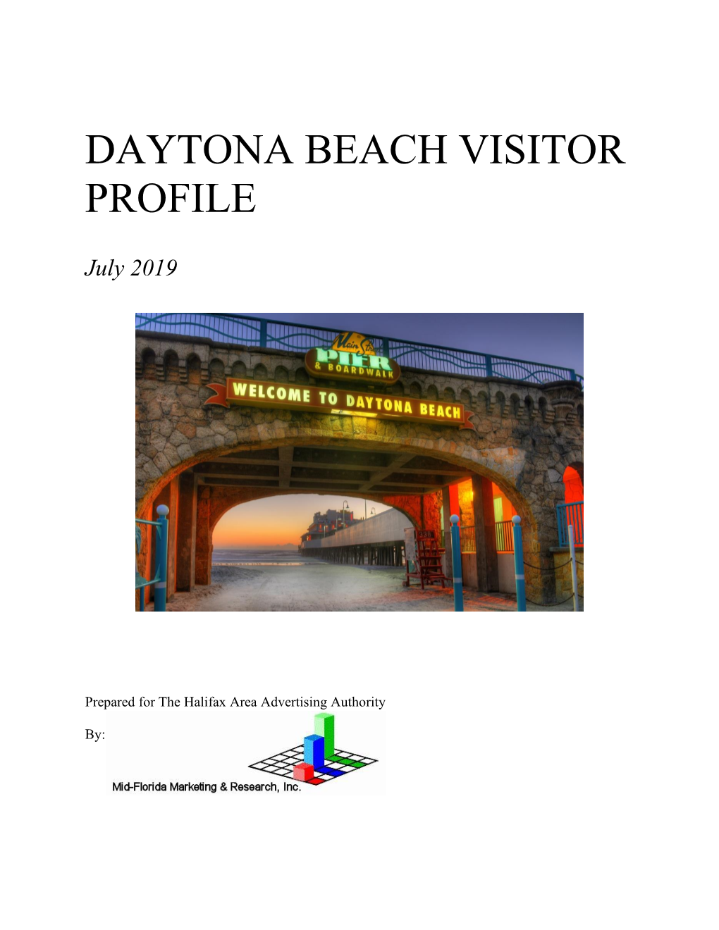 Daytona Beach Visitor Profile