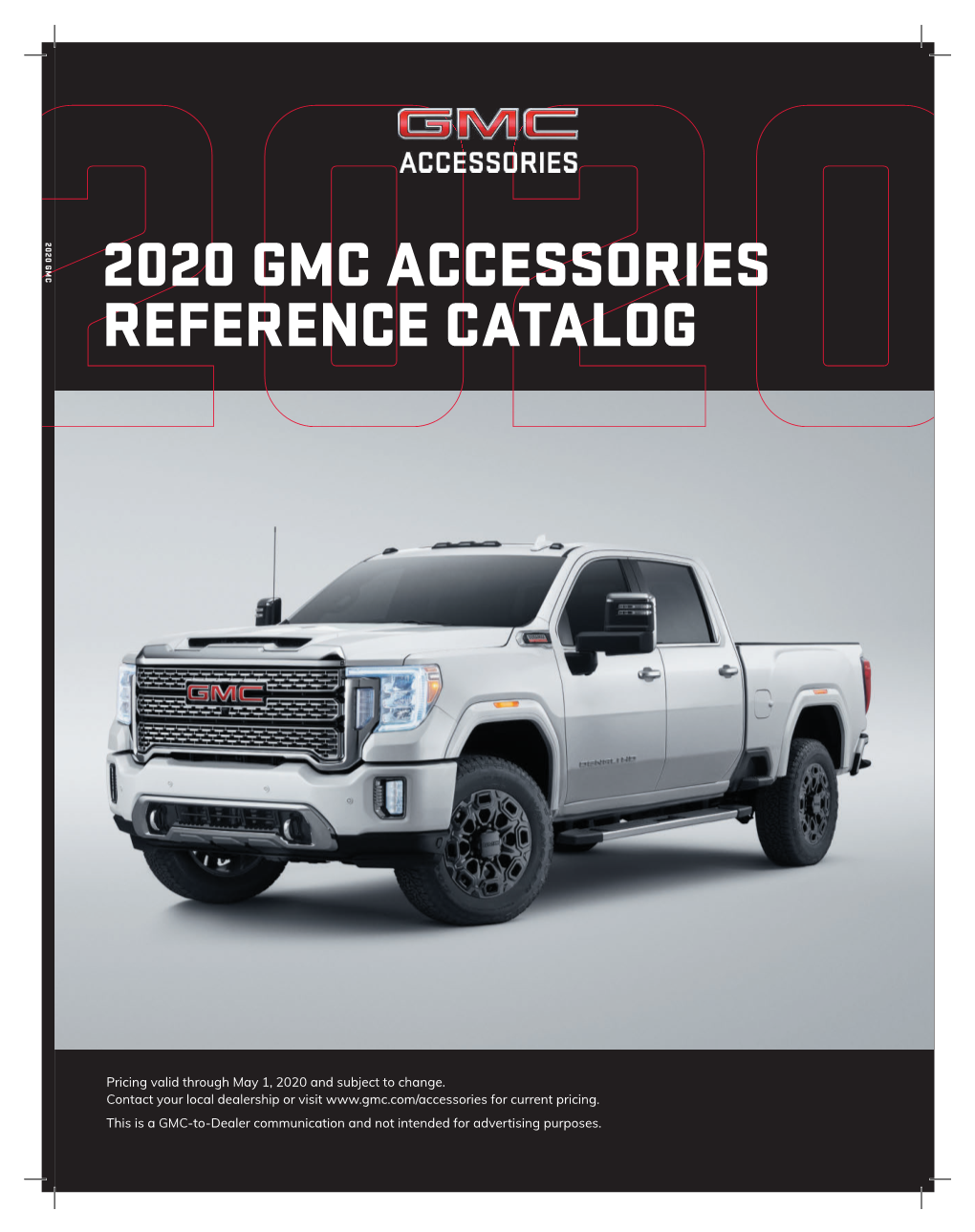 2020 Gmc Accessories Reference Catalog