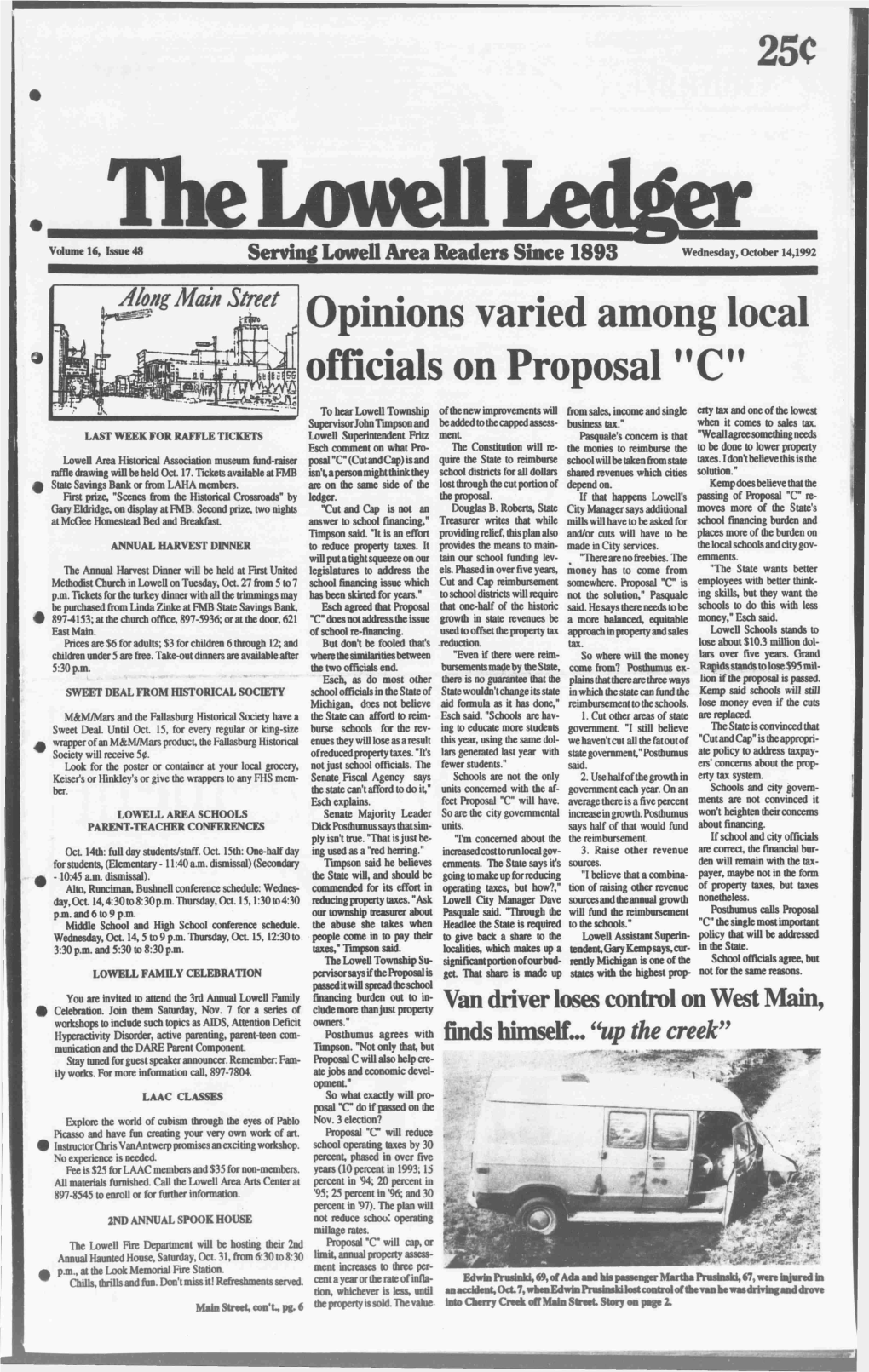 Opinions Varied Among Local Officials on Proposal