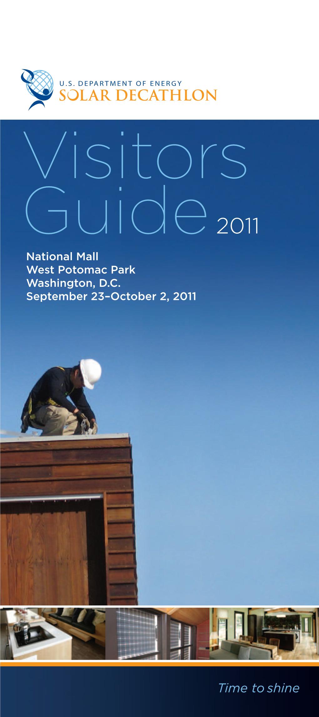 Solar Decathlon Visitors Guide 2011, National Mall, West Potomac Park
