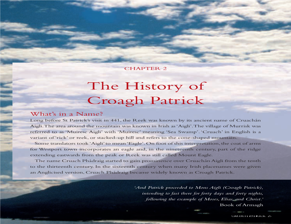 The History of Croagh Patrick