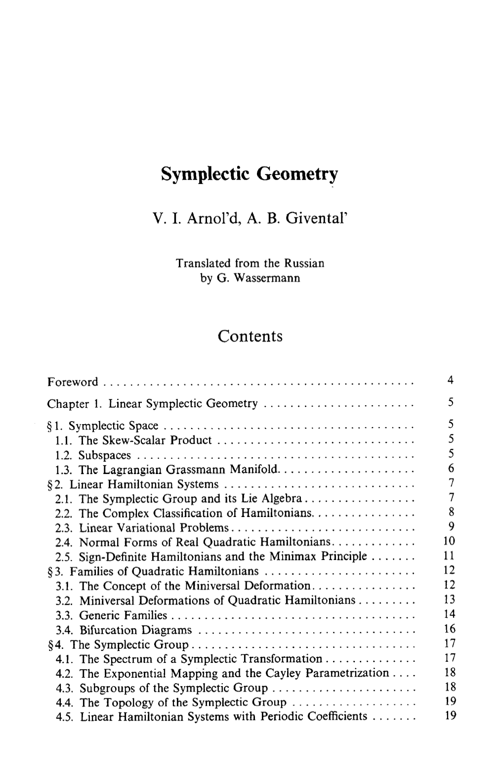 Symplectic Geometry and Its Applications