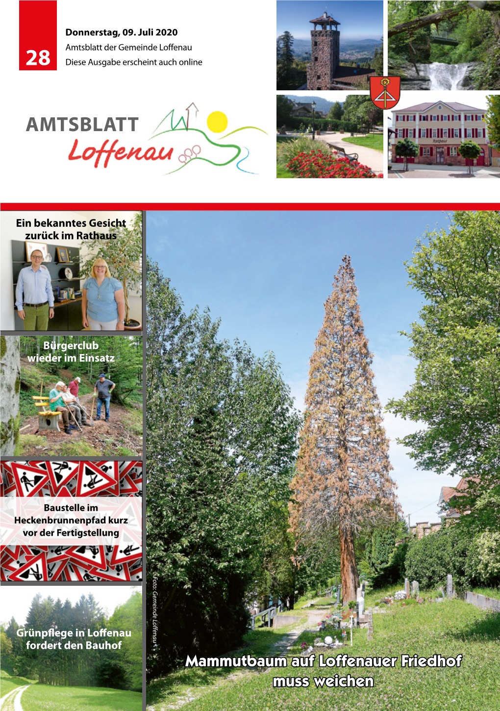 Amtsblatt Der Gemeinde Loffenau 28 Diese Ausgabe Erscheint Auch Online