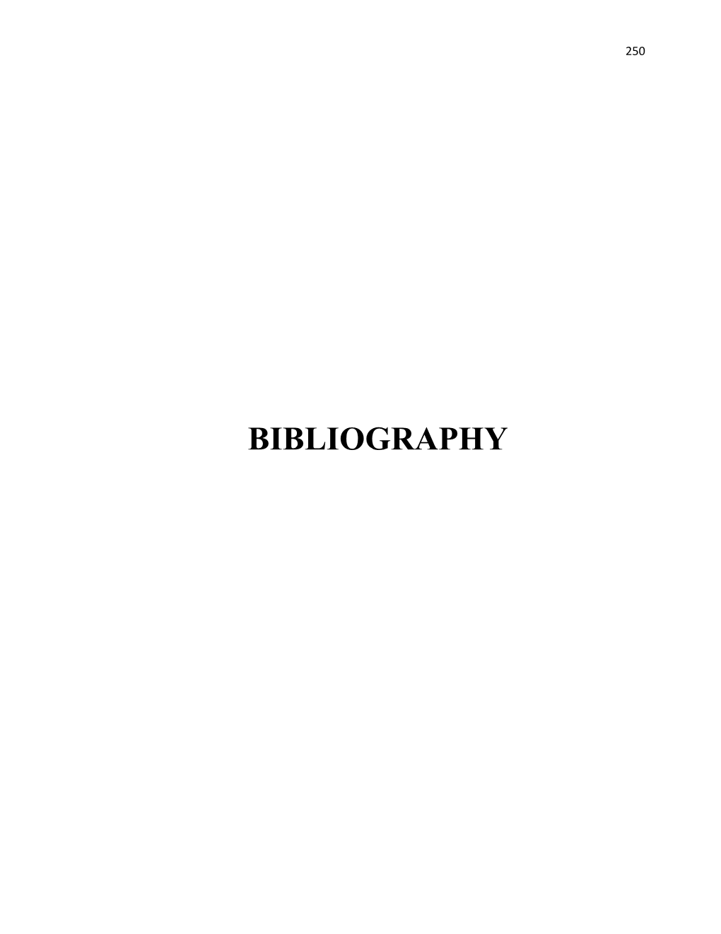 Bibliography