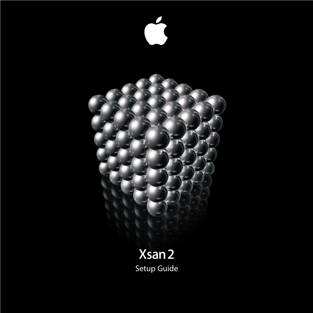 Xsan 2 Setup Guide K Apple Inc