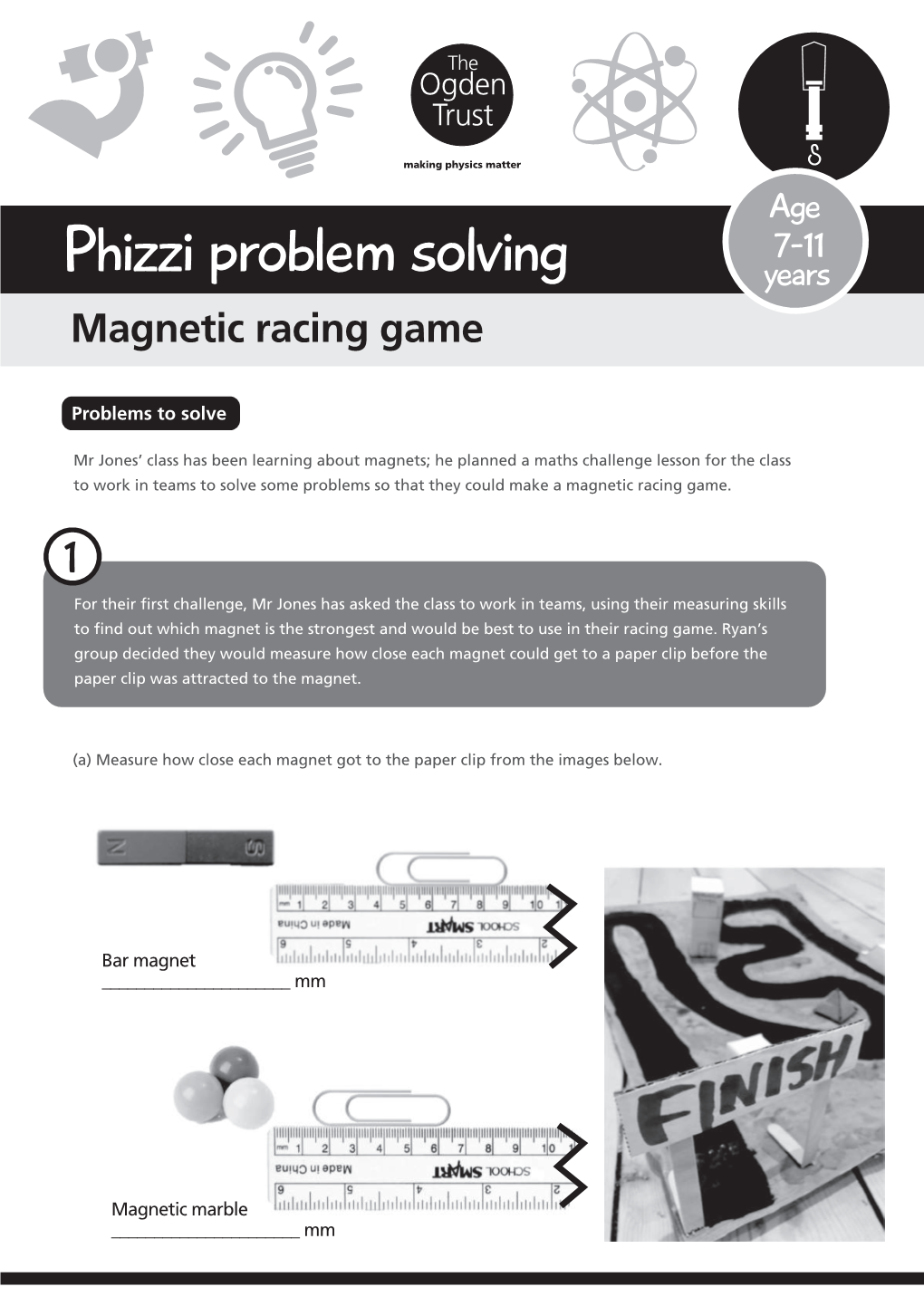 Magnetic Racing Game