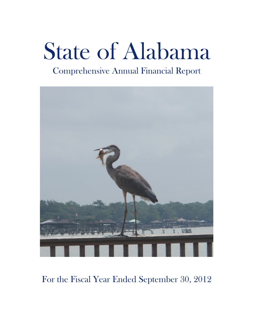 State of Alabama Comprehensive Annual Financial Report
