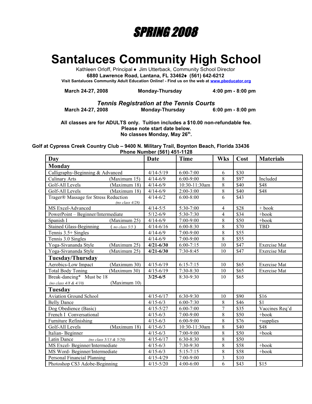 Santaluces Community High School