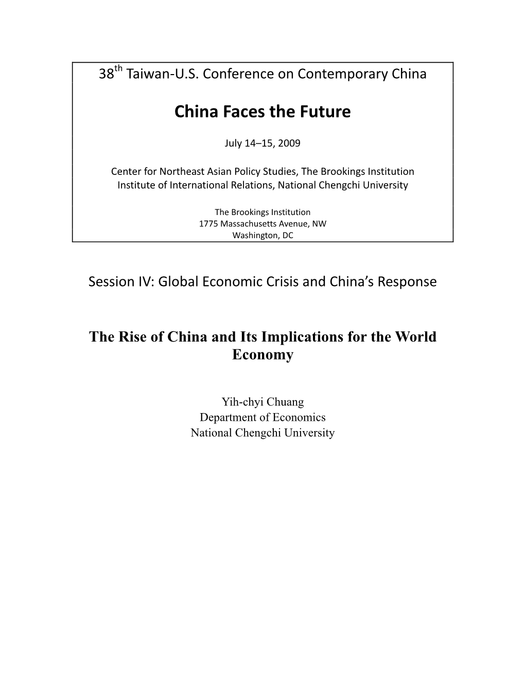 Read a Panel IV Paper by Yih-Chyi Chuang
