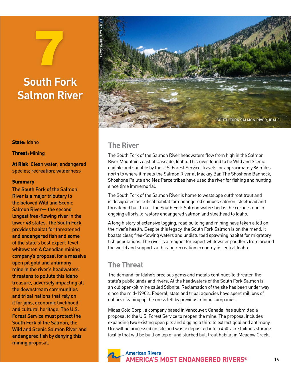 South Fork Salmon River