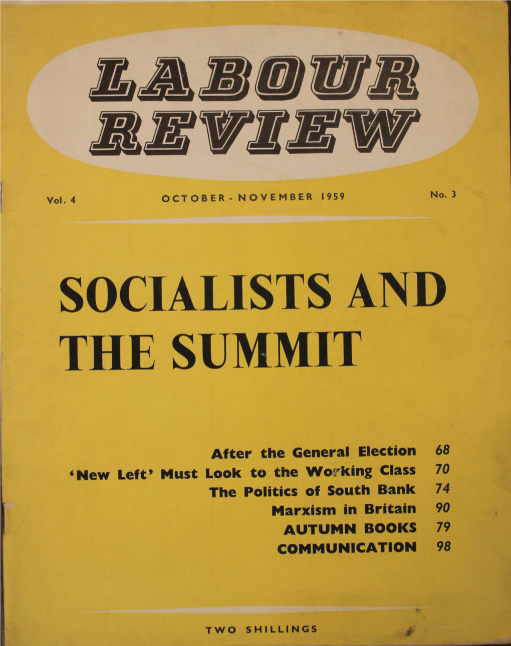 Vol. 4 No. 3, October–November 1959