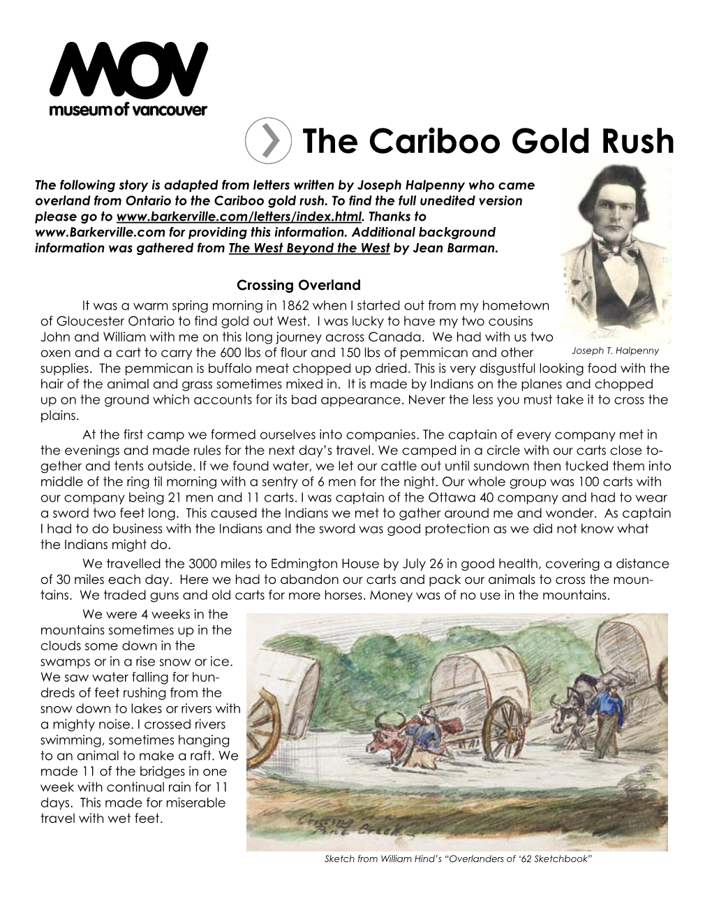 The Cariboo Gold Rush