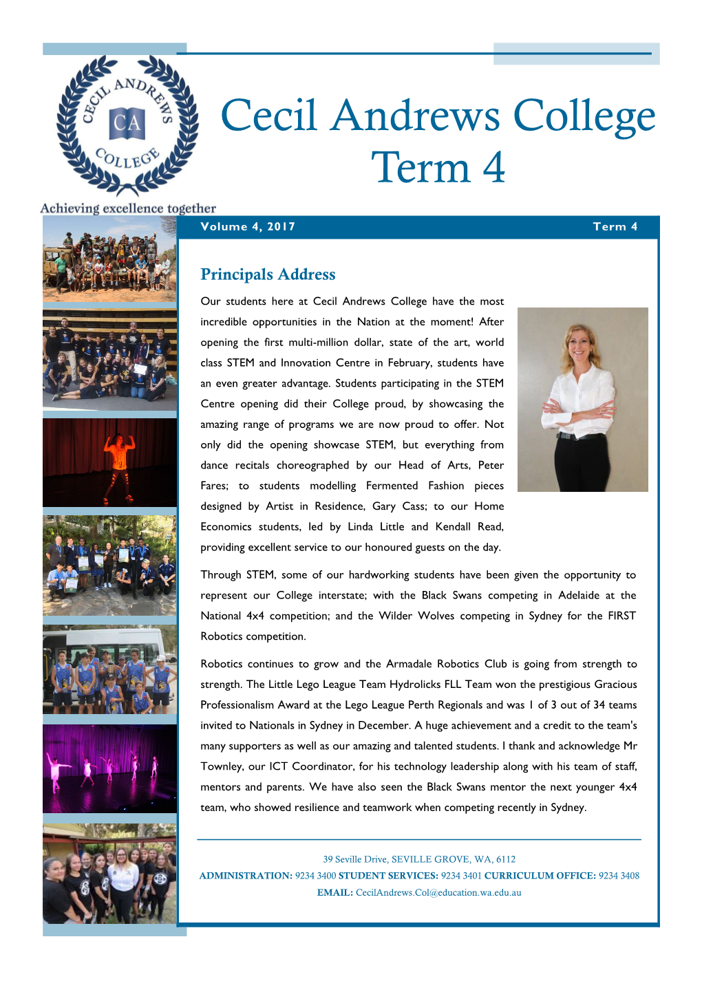 Cecil Andrews College Term 4
