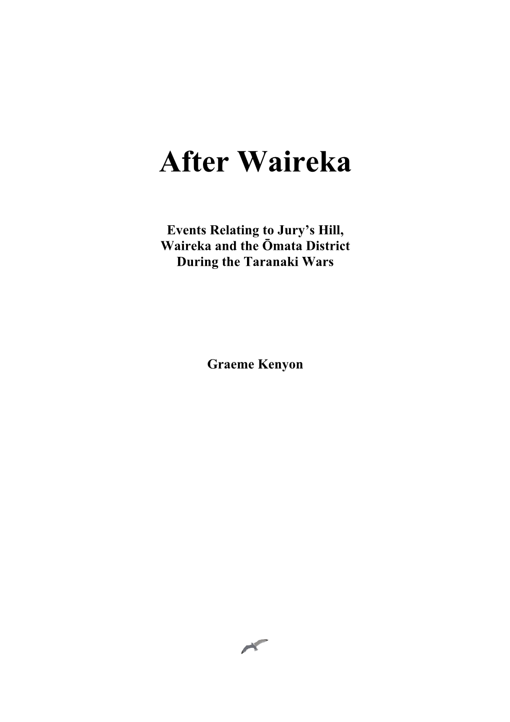 After Waireka