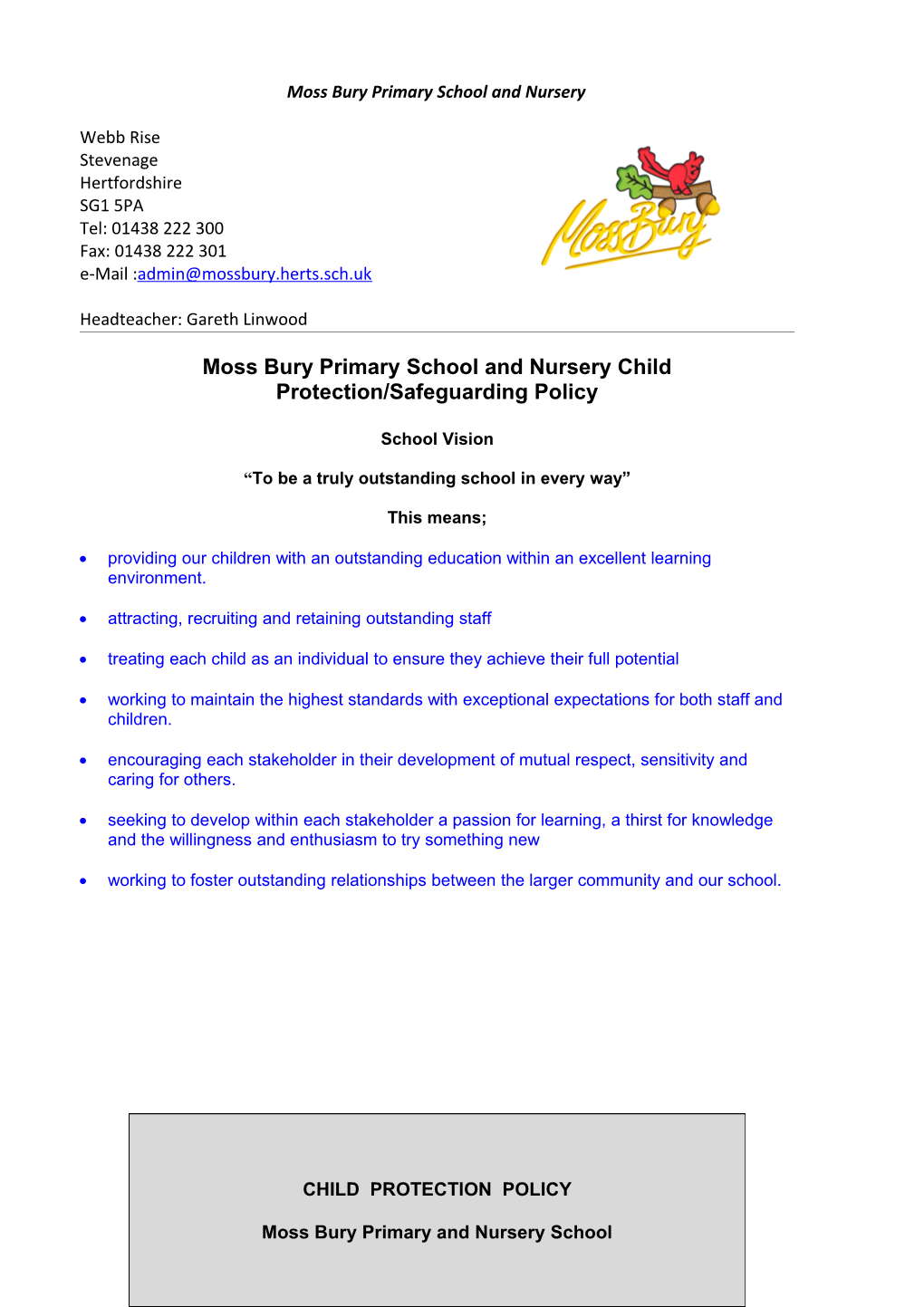 Moss Bury Primary School and Nursery