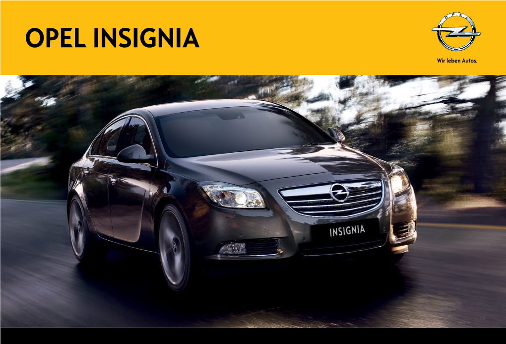Brochure: Opel Insignia (September 2012)