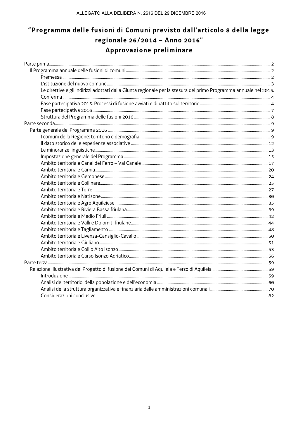 Allegato Al Piano Di Riordino Territoriale (Legge Regionale 26/2014)