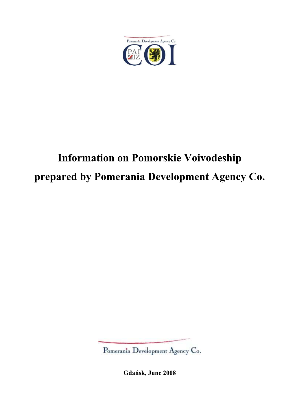 General Information on Pomorskie Voivodeship