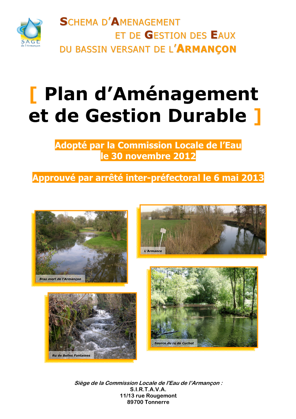 [ Plan D'aménagement Et De Gestion Durable ]