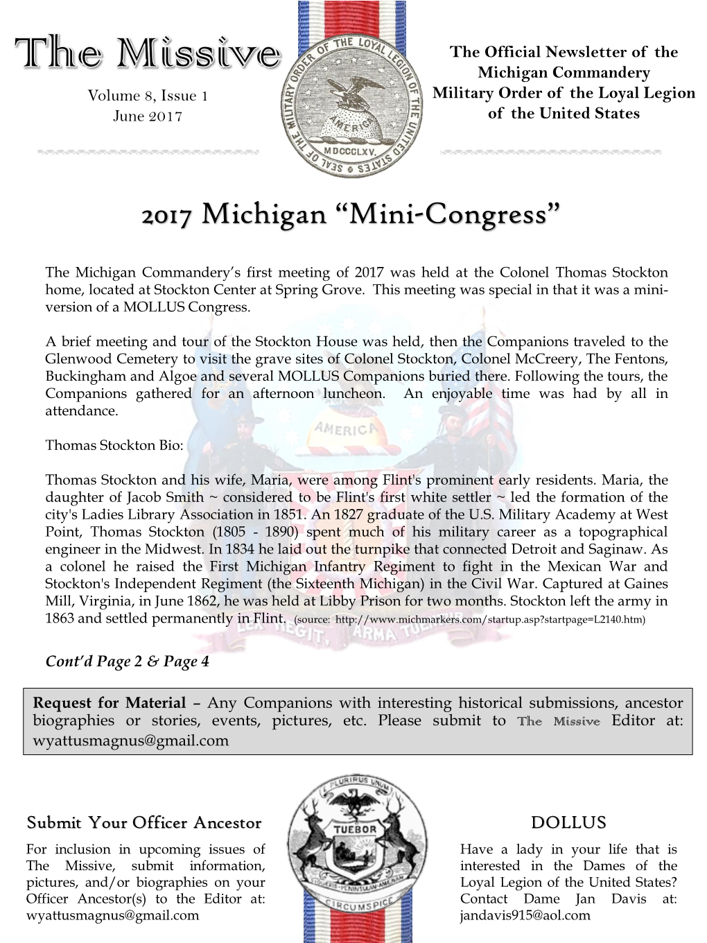 2017 Michigan “Mini-Congress”