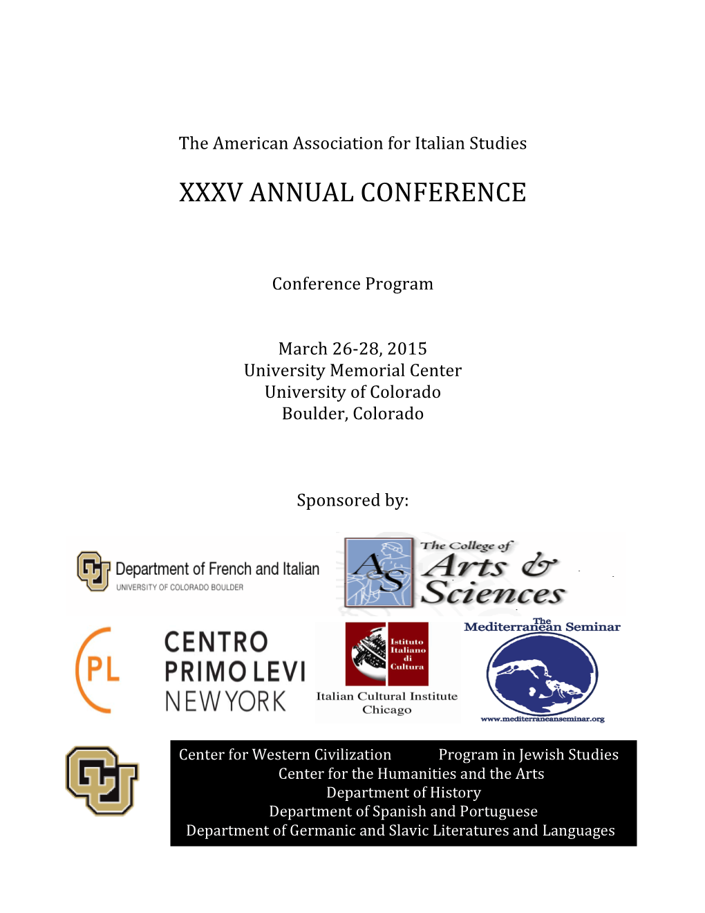 Xxxv Annual Conference