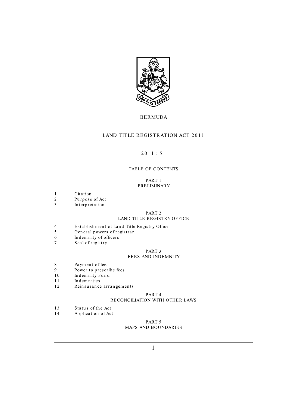 Land Title Registration Act 2011