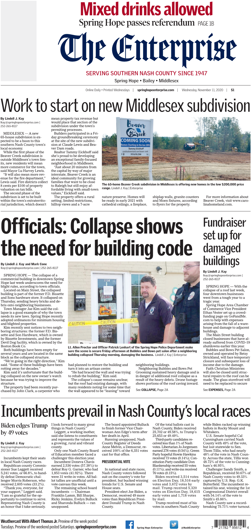 Officials: Collapse Shows Set up for the Need for Building Code Damaged by Lindell J