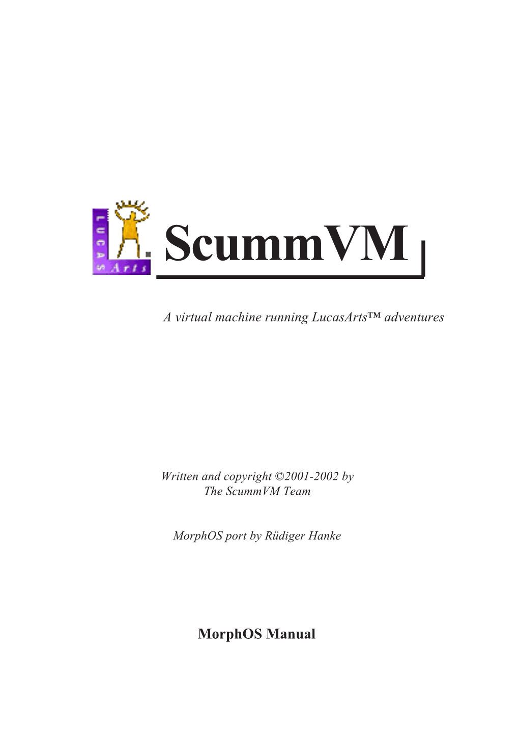 Scummvm Manual Introduction 3 Introduction