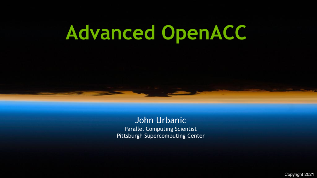 Advanced Openacc