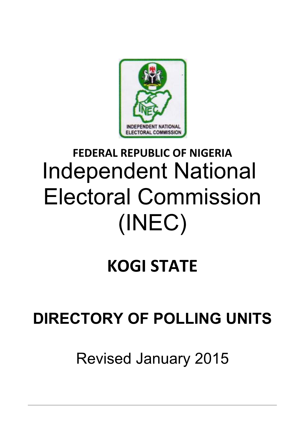 Independent National Electoral Commission (INEC)