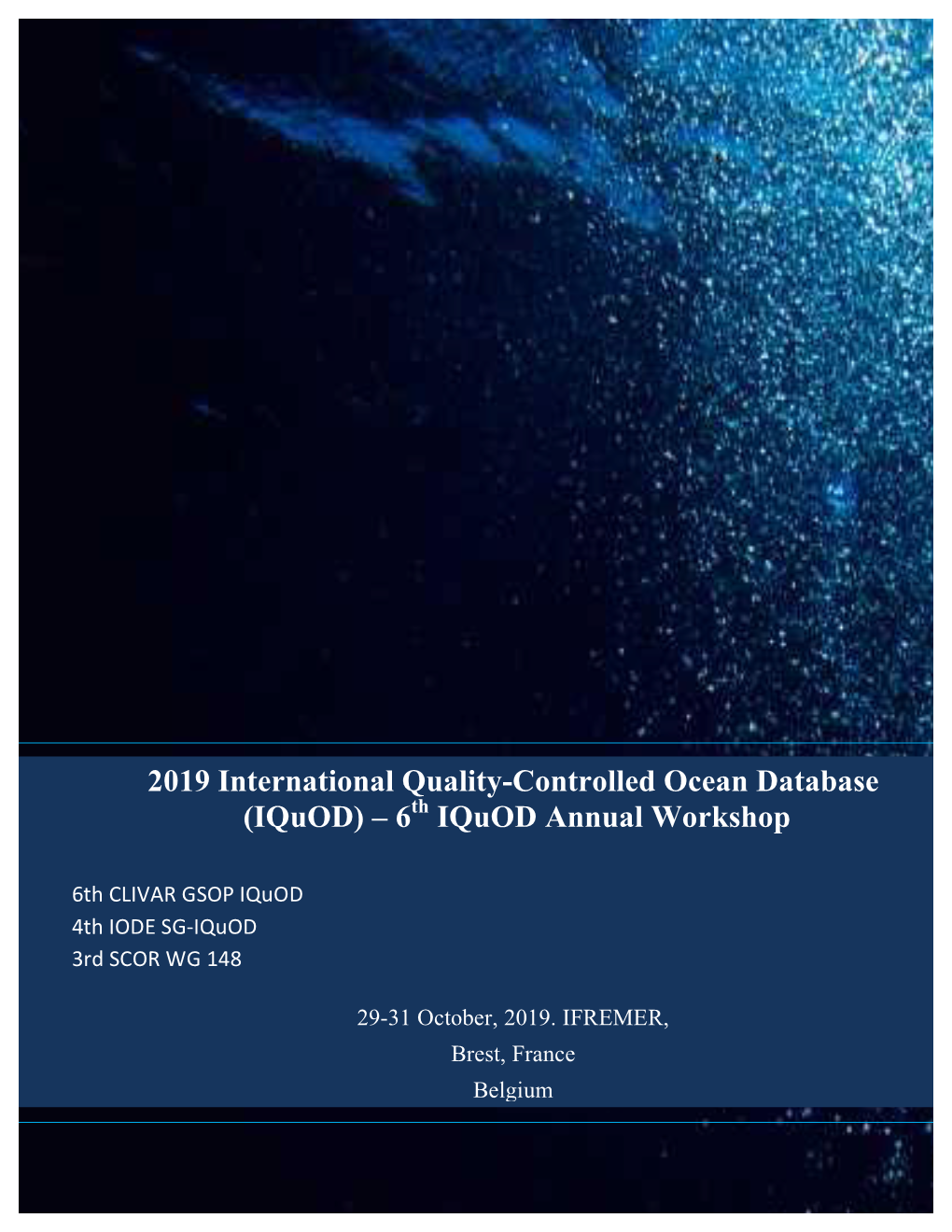 2019 International Quality-Controlled Ocean Database (Iquod) – 6