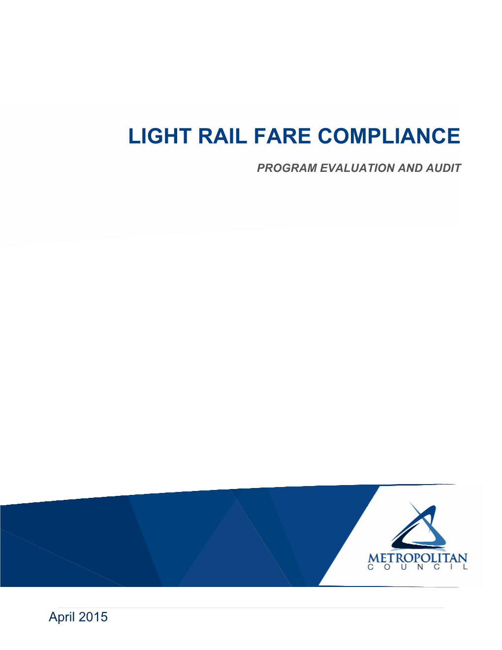 Light Rail Fare Compliance