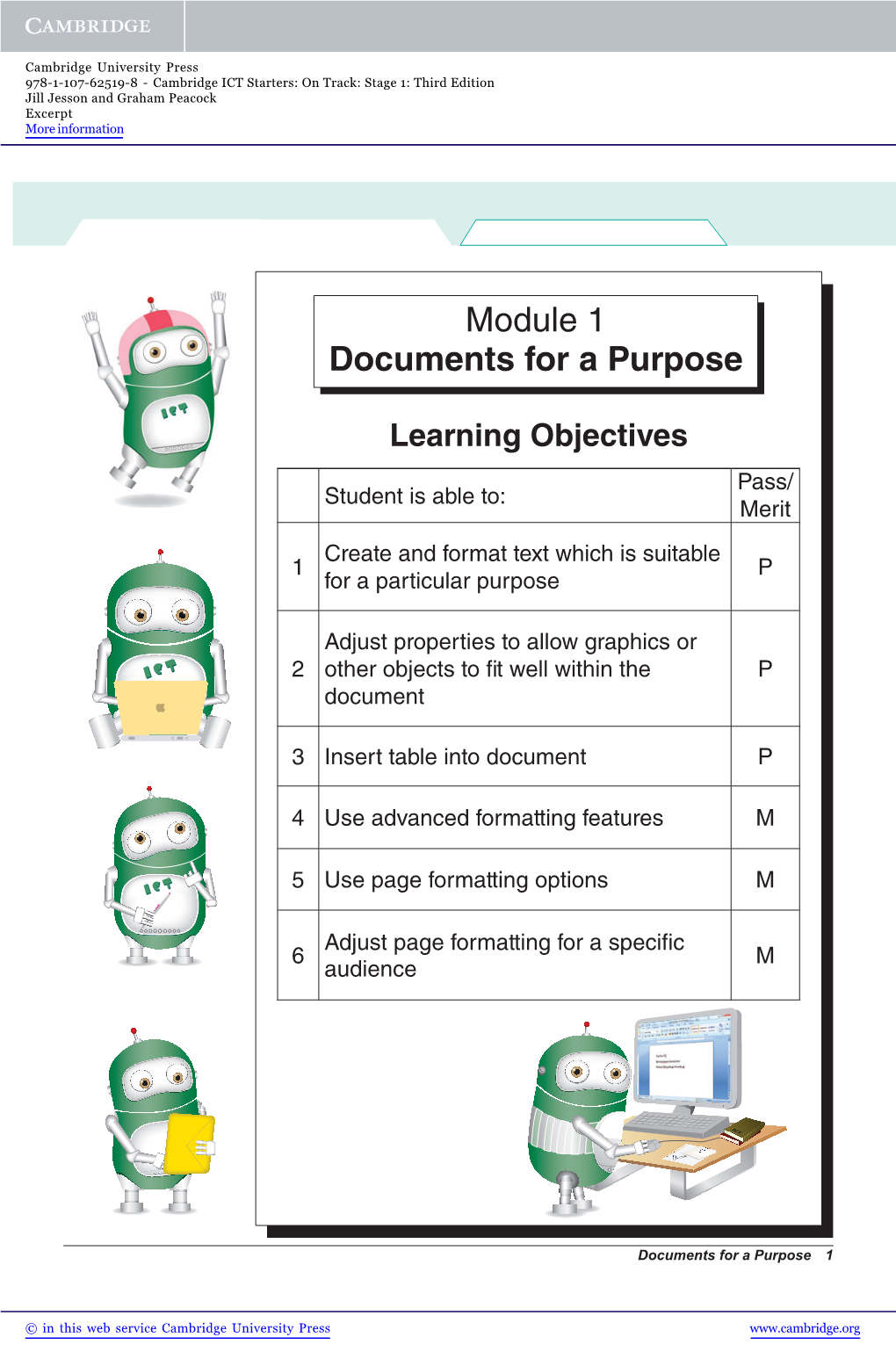 Module 1 Documents for a Purpose