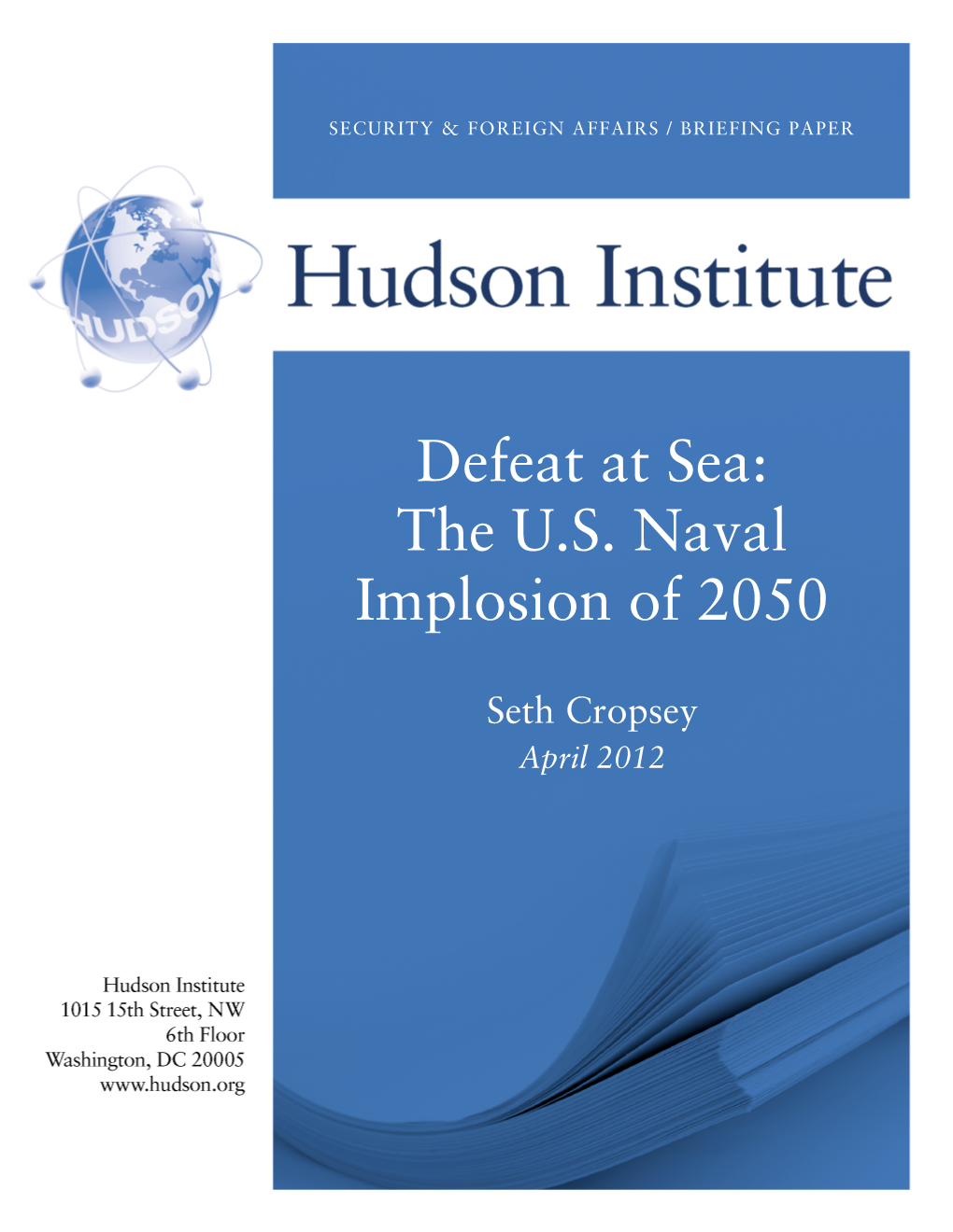 Defeat at Sea: the U.S. Naval Implosion of 2050